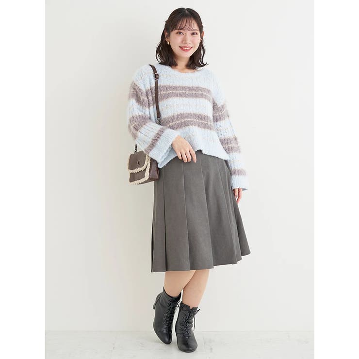 【Komachiコラボ】膝丈プリーツスカート | Re-J＆SUPURE | 詳細画像12 