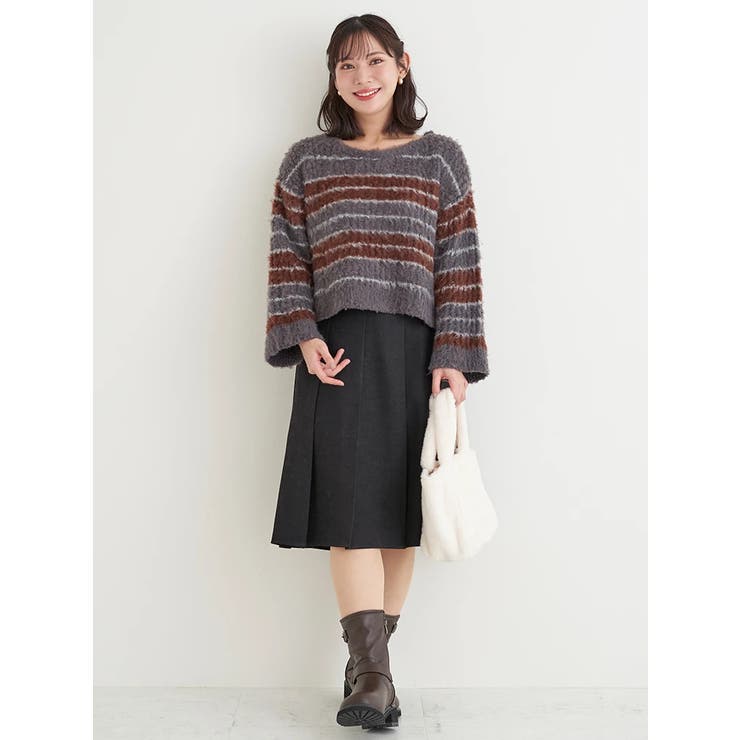 【Komachiコラボ】膝丈プリーツスカート | Re-J＆SUPURE | 詳細画像26 