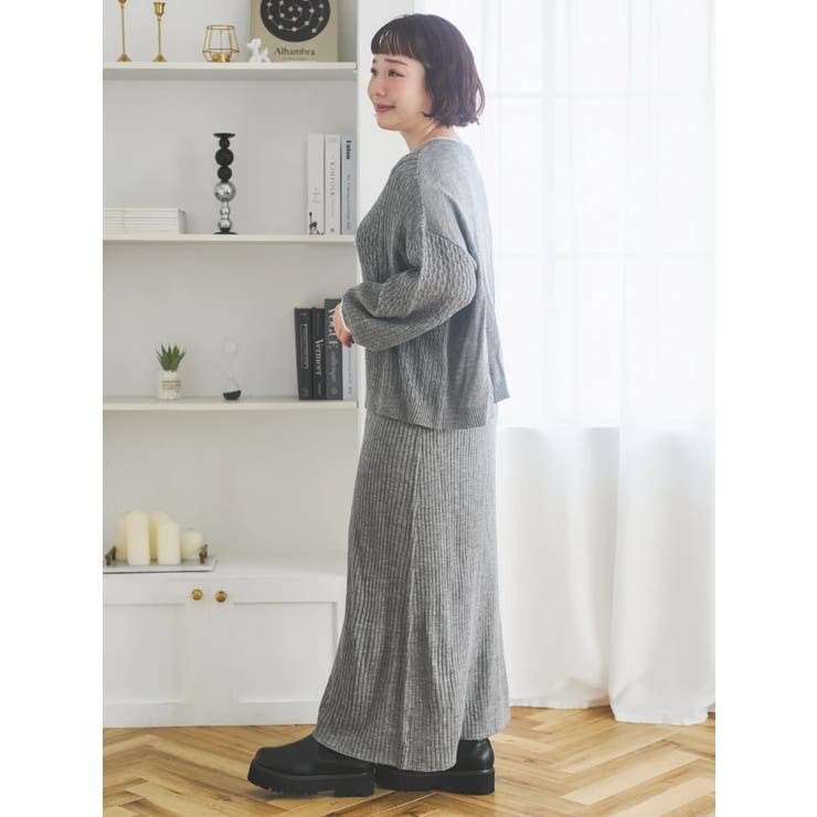 [SET]ニットトップス×ノースリワンピース | Re-J＆SUPURE | 詳細画像4 