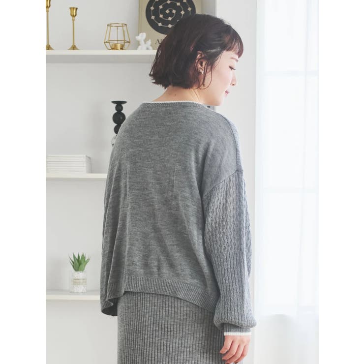 [SET]ニットトップス×ノースリワンピース | Re-J＆SUPURE | 詳細画像9 