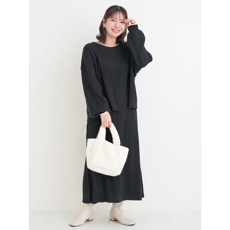 [SET]ニットトップス×ノースリワンピース | Re-J＆SUPURE | 詳細画像19 