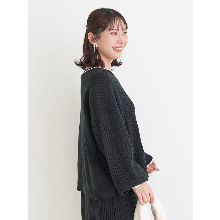 [SET]ニットトップス×ノースリワンピース | Re-J＆SUPURE | 詳細画像24 