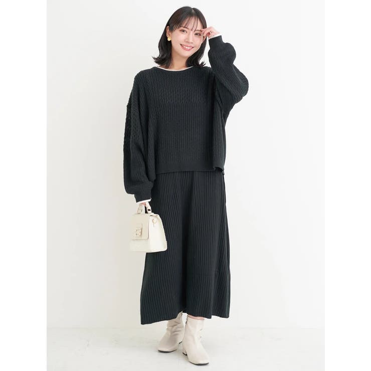 [SET]ニットトップス×ノースリワンピース | Re-J＆SUPURE | 詳細画像27 