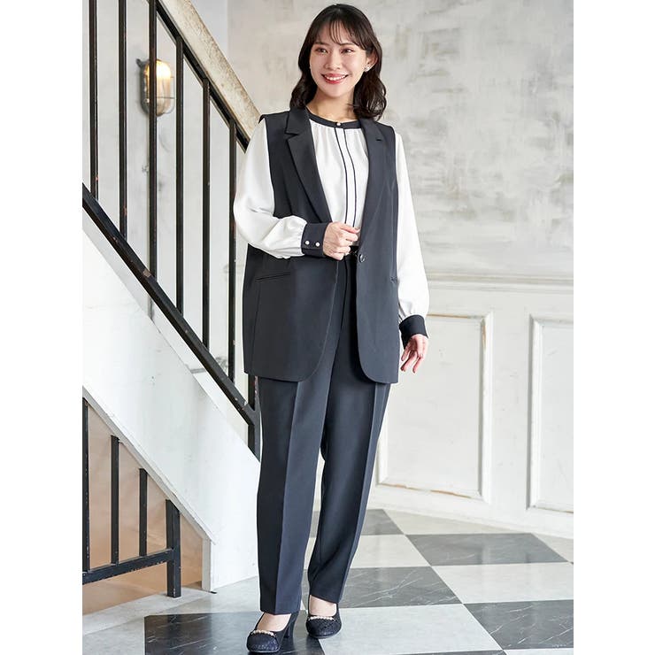 【Wクロス】テーパードパンツ(セットアップ可) | Re-J＆SUPURE | 詳細画像12 