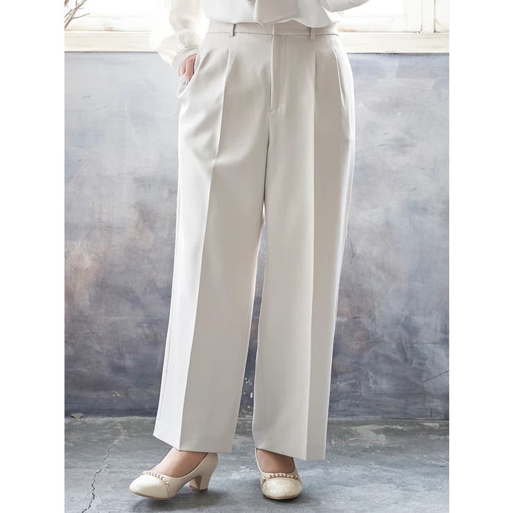 【Wクロス】ワイドパンツ(セットアップ可) | Re-J＆SUPURE | 詳細画像1 