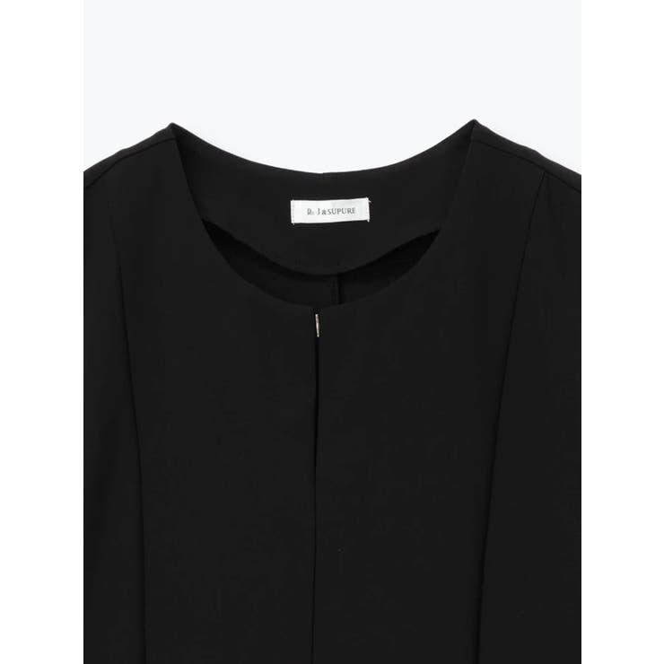 【ストレッチツイル】ペプラムベスト(セットアップ可) | Re-J＆SUPURE | 詳細画像45 