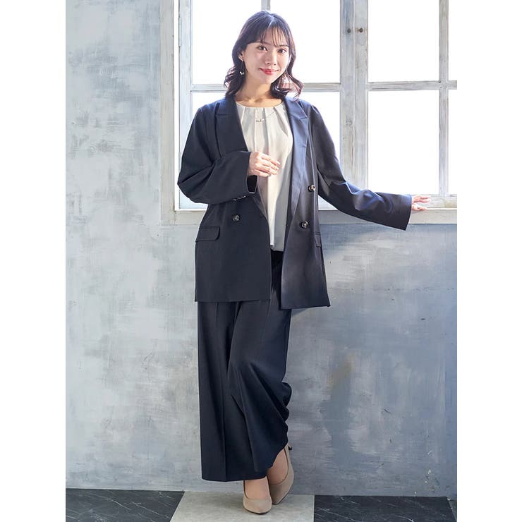 【Sasaki Mikiコラボ】ストレッチツイル Wテーラードジャケット | Re-J＆SUPURE | 詳細画像22 