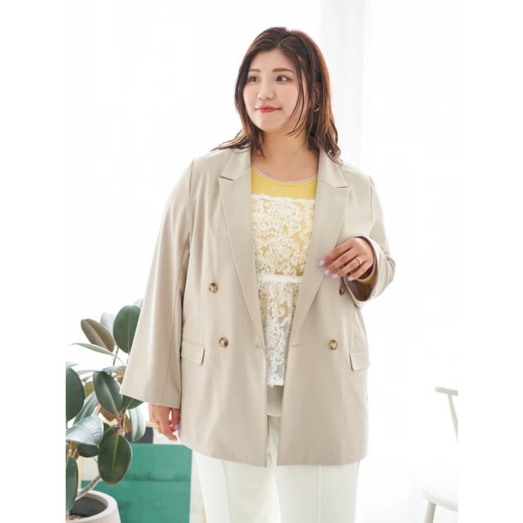 【Sasaki Mikiコラボ】ストレッチツイル Wテーラードジャケット | Re-J＆SUPURE | 詳細画像27 