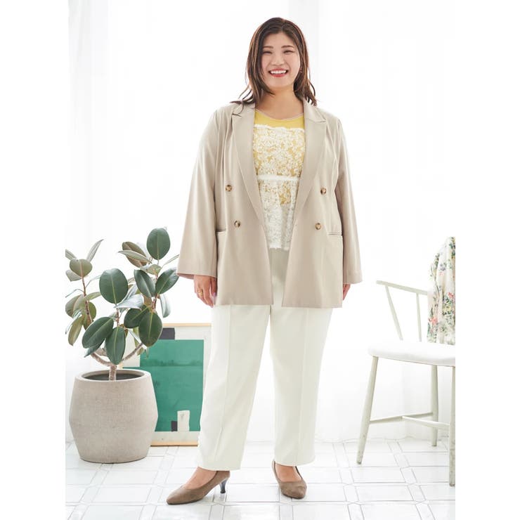 【Sasaki Mikiコラボ】ストレッチツイル Wテーラードジャケット | Re-J＆SUPURE | 詳細画像30 