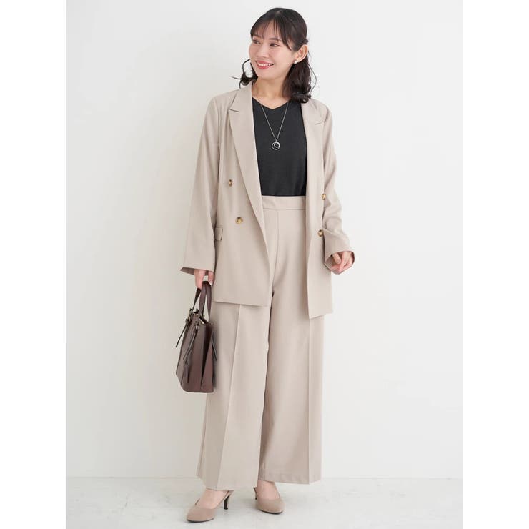 【Sasaki Mikiコラボ】ストレッチツイル Wテーラードジャケット | Re-J＆SUPURE | 詳細画像45 