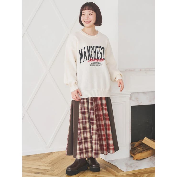 縦切り替えフレアスカート | Re-J＆SUPURE | 詳細画像17 