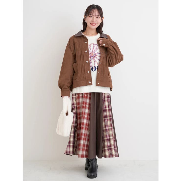 縦切り替えフレアスカート | Re-J＆SUPURE | 詳細画像23 