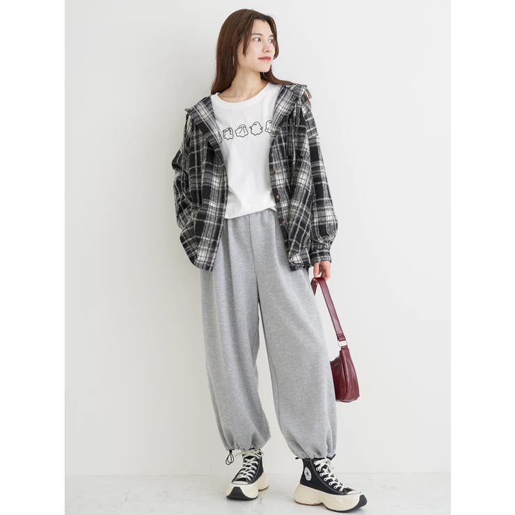 シャギーチェックフード付きシャツ | Re-J＆SUPURE | 詳細画像8 