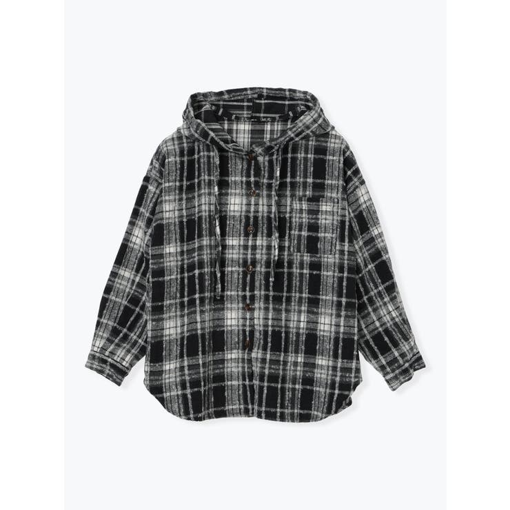 シャギーチェックフード付きシャツ | Re-J＆SUPURE | 詳細画像18 