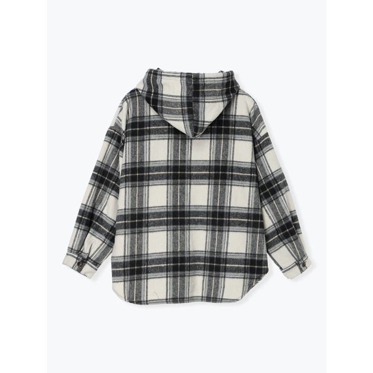 シャギーチェックフード付きシャツ | Re-J＆SUPURE | 詳細画像20 