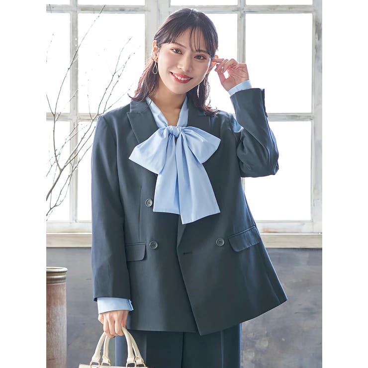 【Wクロス】Wボタンテーラードジャケット(セットアップ可) | Re-J＆SUPURE | 詳細画像1 