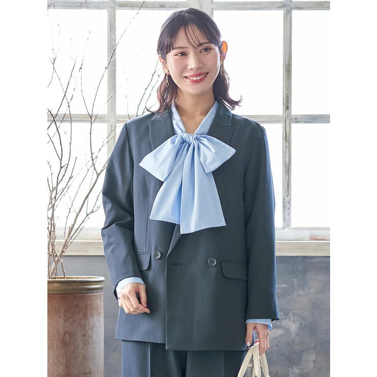 【Wクロス】Wボタンテーラードジャケット(セットアップ可) | Re-J＆SUPURE | 詳細画像2 