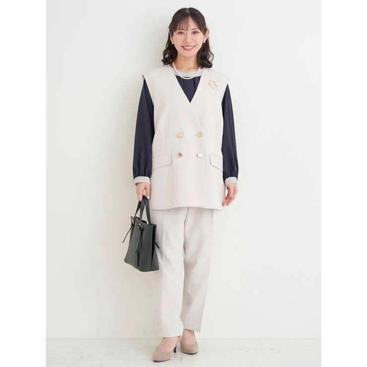 【Wクロス】WボタンVネックベスト(セットアップ可) | Re-J＆SUPURE | 詳細画像23 