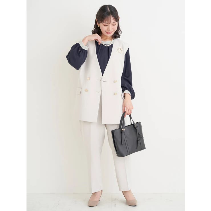 【Wクロス】WボタンVネックベスト(セットアップ可) | Re-J＆SUPURE | 詳細画像26 