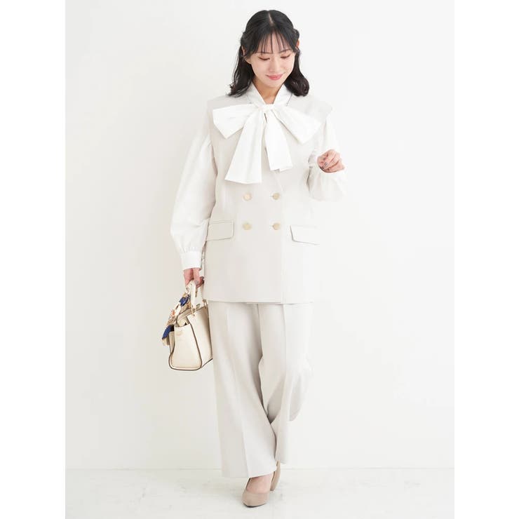 【Wクロス】WボタンVネックベスト(セットアップ可) | Re-J＆SUPURE | 詳細画像30 