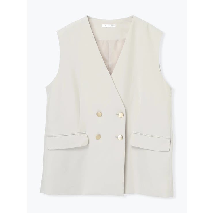 【Wクロス】WボタンVネックベスト(セットアップ可) | Re-J＆SUPURE | 詳細画像35 