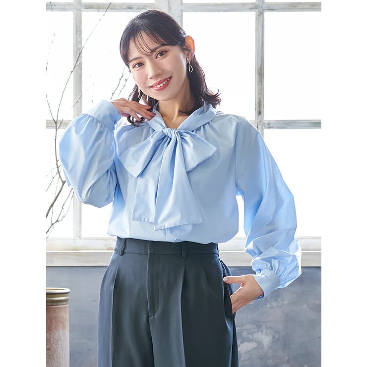 BIGリボンボウタイブラウス | Re-J＆SUPURE | 詳細画像51 