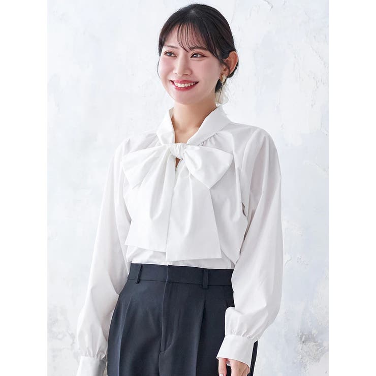 BIGリボンボウタイブラウス | Re-J＆SUPURE | 詳細画像63 