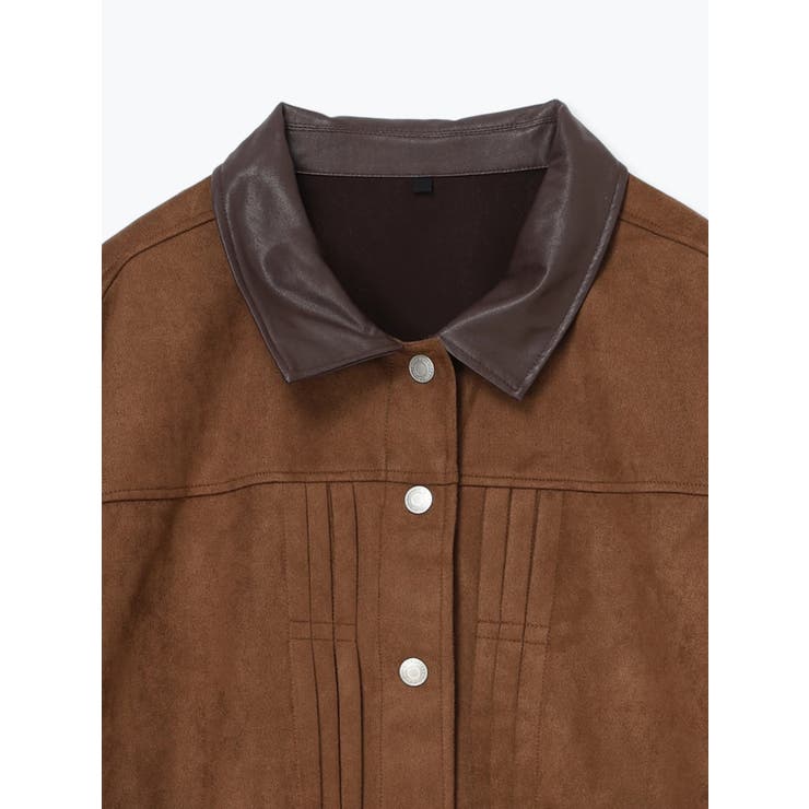 【WEB限定】フェイクレザー襟スエードポンチジャケット | Re-J＆SUPURE | 詳細画像22 