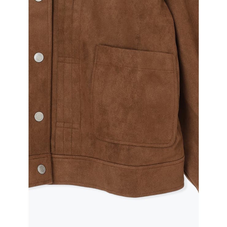 【WEB限定】フェイクレザー襟スエードポンチジャケット | Re-J＆SUPURE | 詳細画像24 