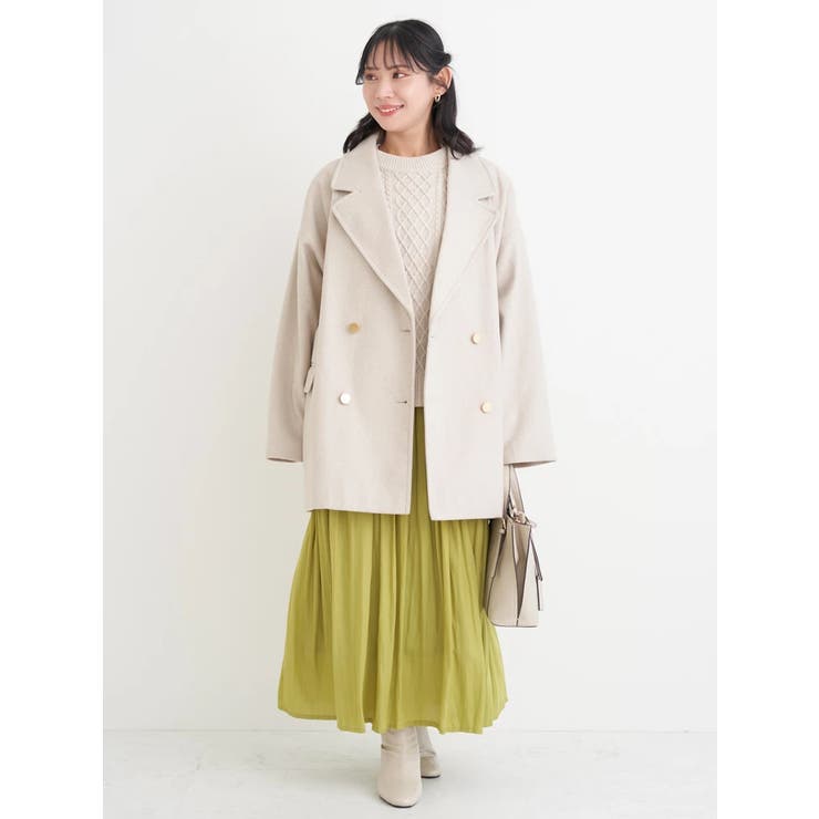 [SET]ケーブルニットベスト×バンドカラーシャツ | Re-J＆SUPURE | 詳細画像15 