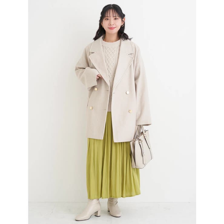 [SET]ケーブルニットベスト×バンドカラーシャツ | Re-J＆SUPURE | 詳細画像17 