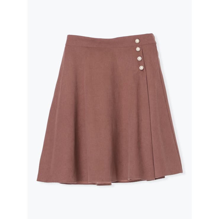 パールボタンフレア膝丈スカート | Re-J＆SUPURE | 詳細画像25 