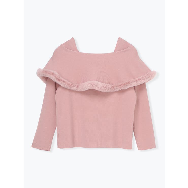 ケープドッキングオフショルダー風ニットプルオーバー | Re-J＆SUPURE | 詳細画像26 