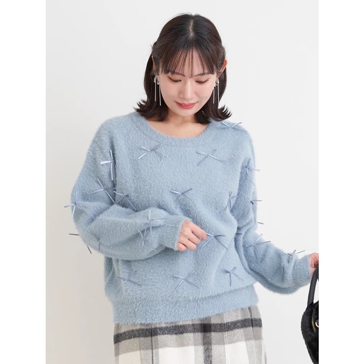 プチリボンフェザーニットプルオーバー | Re-J＆SUPURE | 詳細画像14 