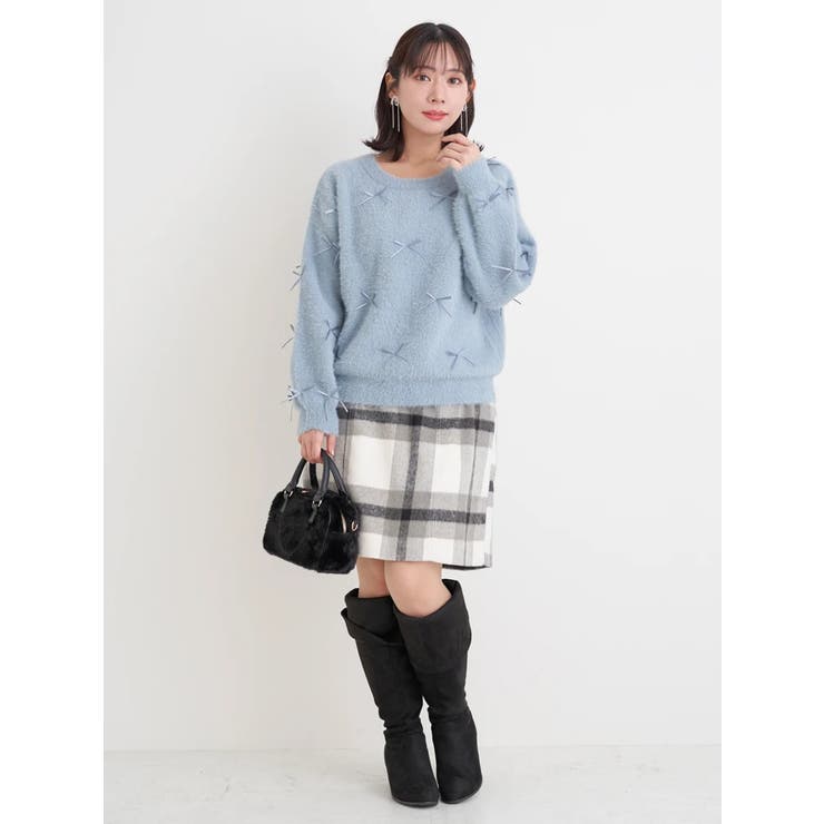 プチリボンフェザーニットプルオーバー | Re-J＆SUPURE | 詳細画像16 