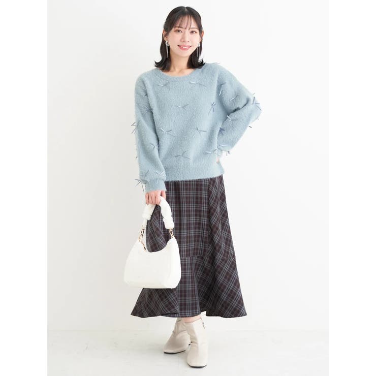 プチリボンフェザーニットプルオーバー | Re-J＆SUPURE | 詳細画像18 