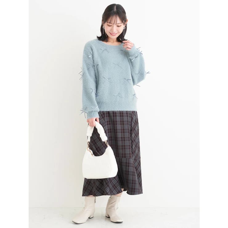 プチリボンフェザーニットプルオーバー | Re-J＆SUPURE | 詳細画像19 