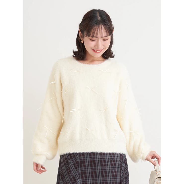 プチリボンフェザーニットプルオーバー | Re-J＆SUPURE | 詳細画像20 