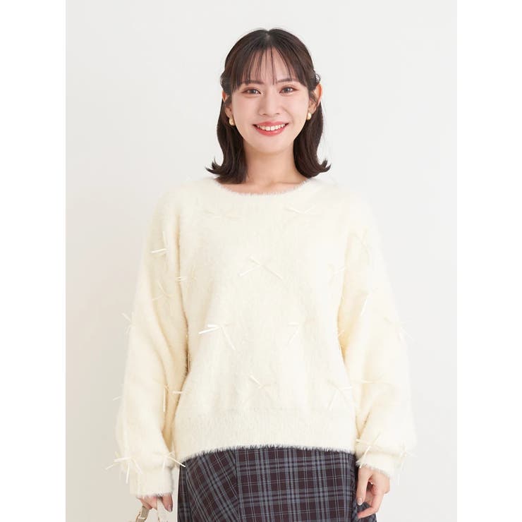 プチリボンフェザーニットプルオーバー | Re-J＆SUPURE | 詳細画像21 