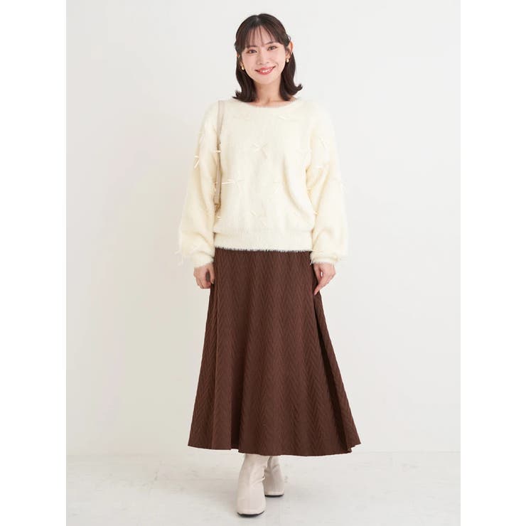 プチリボンフェザーニットプルオーバー | Re-J＆SUPURE | 詳細画像25 