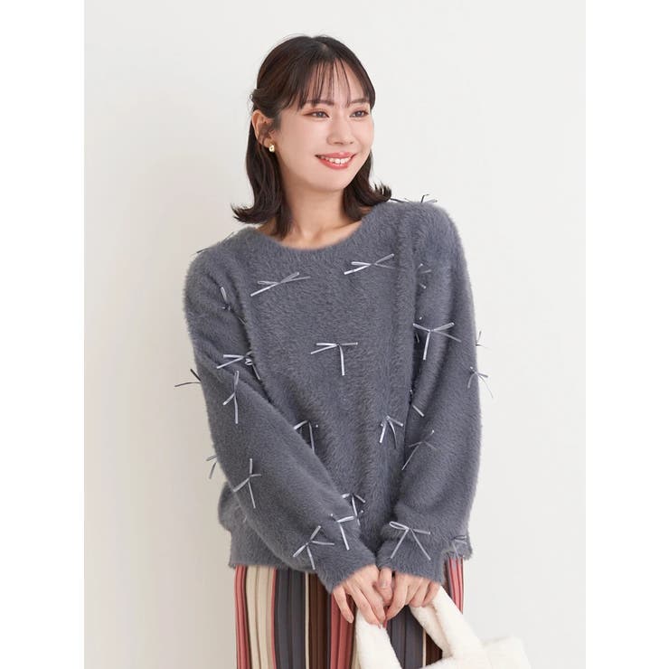 プチリボンフェザーニットプルオーバー | Re-J＆SUPURE | 詳細画像27 