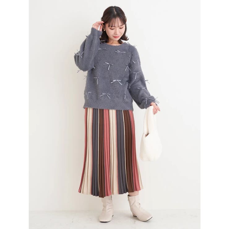 プチリボンフェザーニットプルオーバー | Re-J＆SUPURE | 詳細画像31 