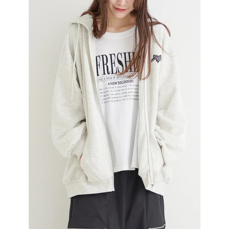 裏起毛BACKワッペンジップパーカー | Re-J＆SUPURE | 詳細画像3 