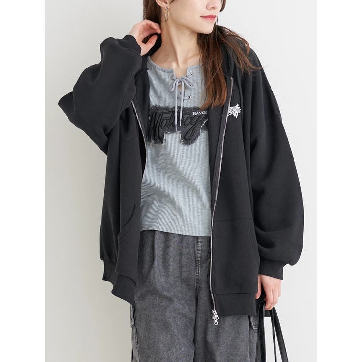 裏起毛BACKワッペンジップパーカー | Re-J＆SUPURE | 詳細画像9 