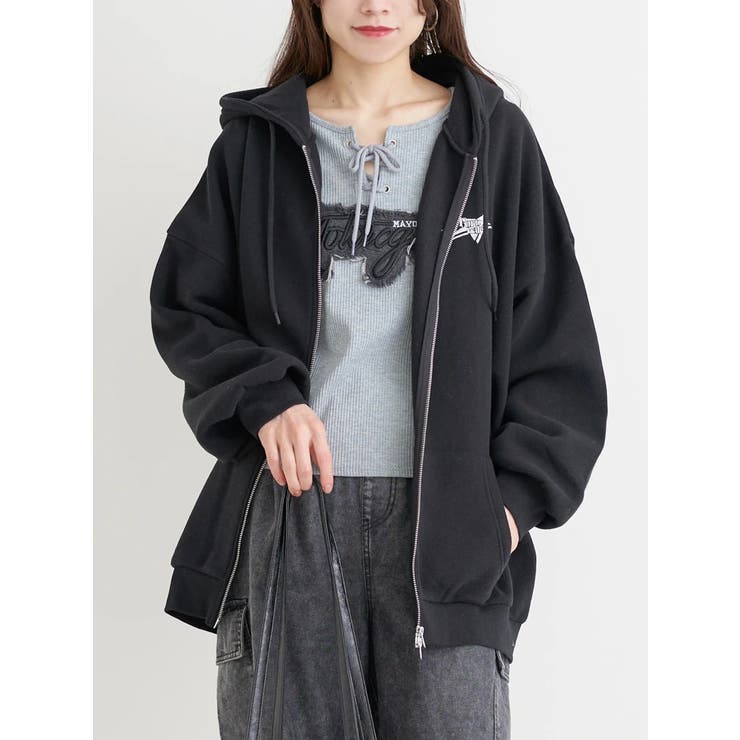 裏起毛BACKワッペンジップパーカー | Re-J＆SUPURE | 詳細画像10 