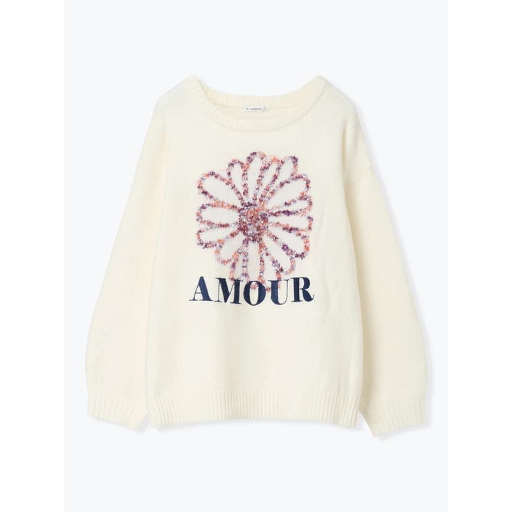 カラフルモールヤーンフラワーニットプルオーバー | Re-J＆SUPURE | 詳細画像22 