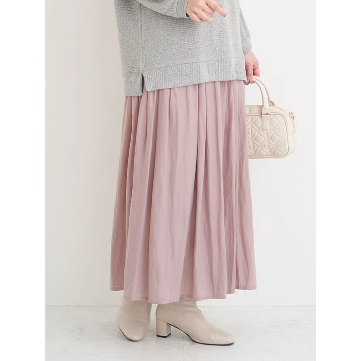 サテンギャザースカート | Re-J＆SUPURE | 詳細画像10 