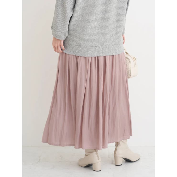 サテンギャザースカート | Re-J＆SUPURE | 詳細画像11 