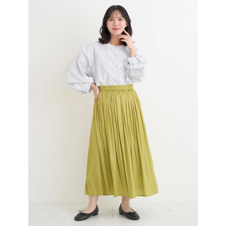 サテンギャザースカート | Re-J＆SUPURE | 詳細画像25 