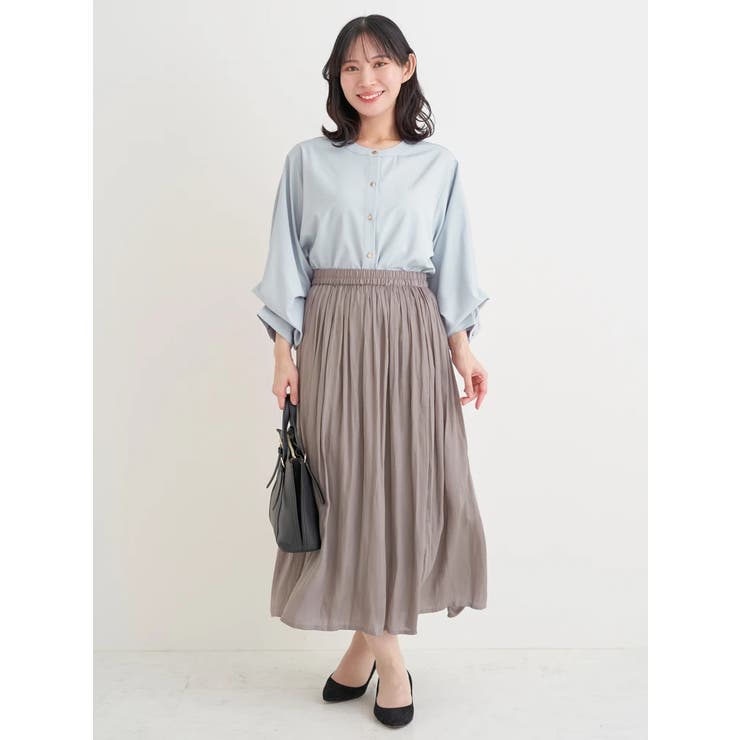 サテンギャザースカート | Re-J＆SUPURE | 詳細画像38 